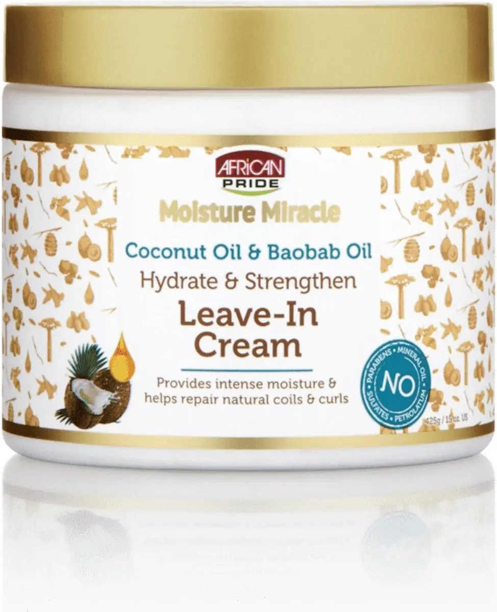 African Pride Moisture Miracle Leave-In Crème 443g
