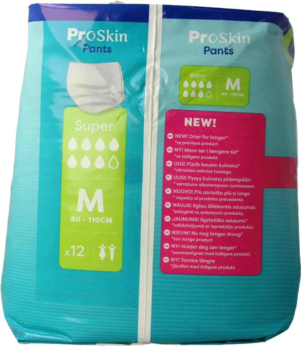 TENA Pants Super Medium - 12 Stuks - afbeelding 6 van 6