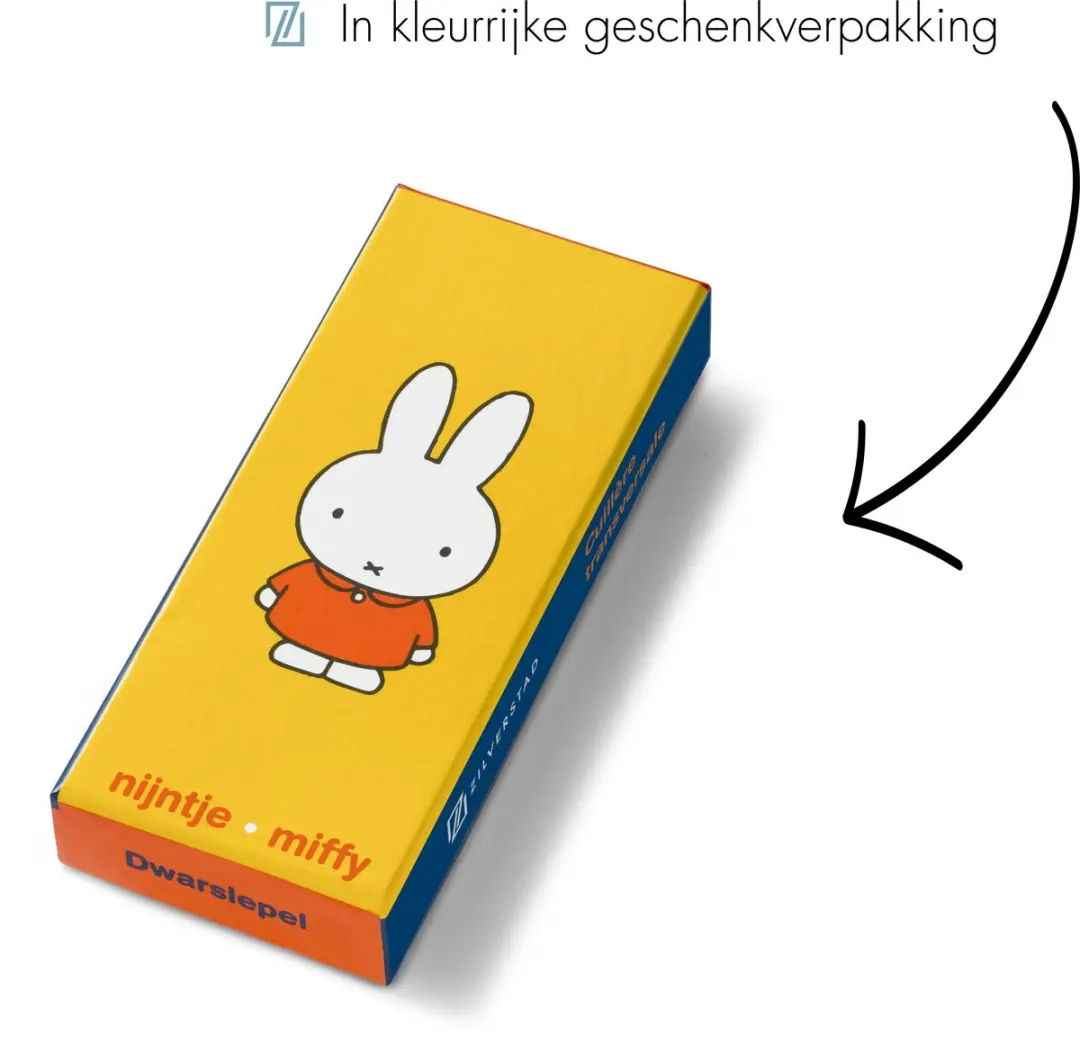 Zilverstad Nijntje Babylepel RVS 18/10 - Zilver