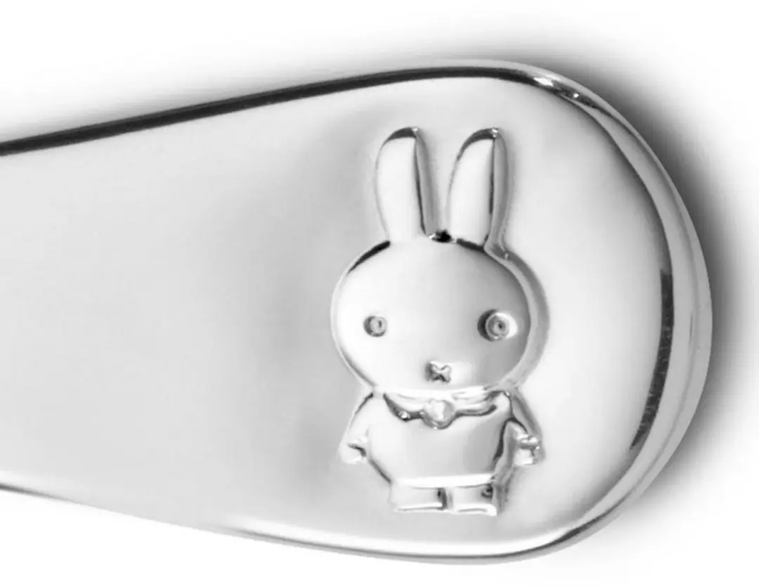 Zilverstad Nijntje Babylepel RVS 18/10 - Zilver