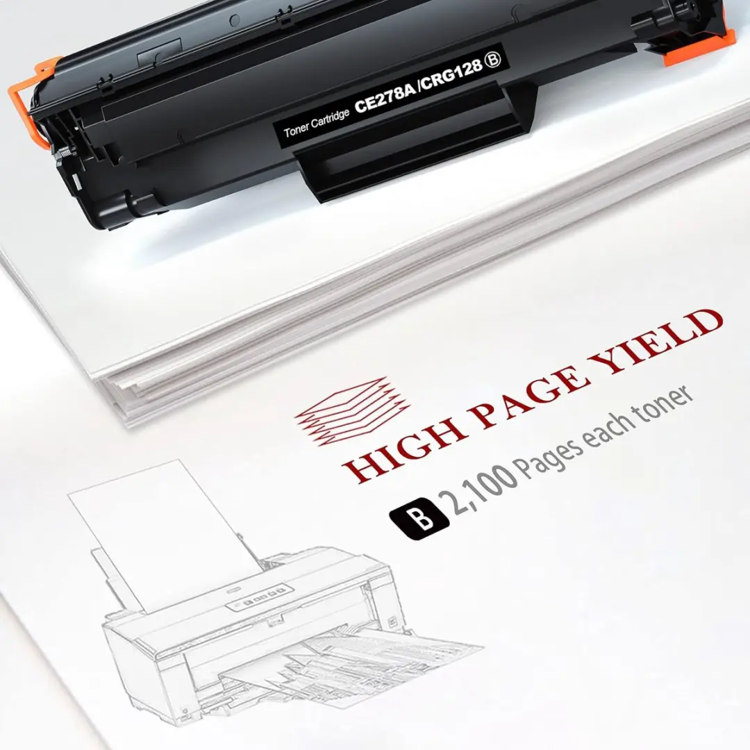 weCare HP CE278A Toner - 2100 Pagina's - Zwart