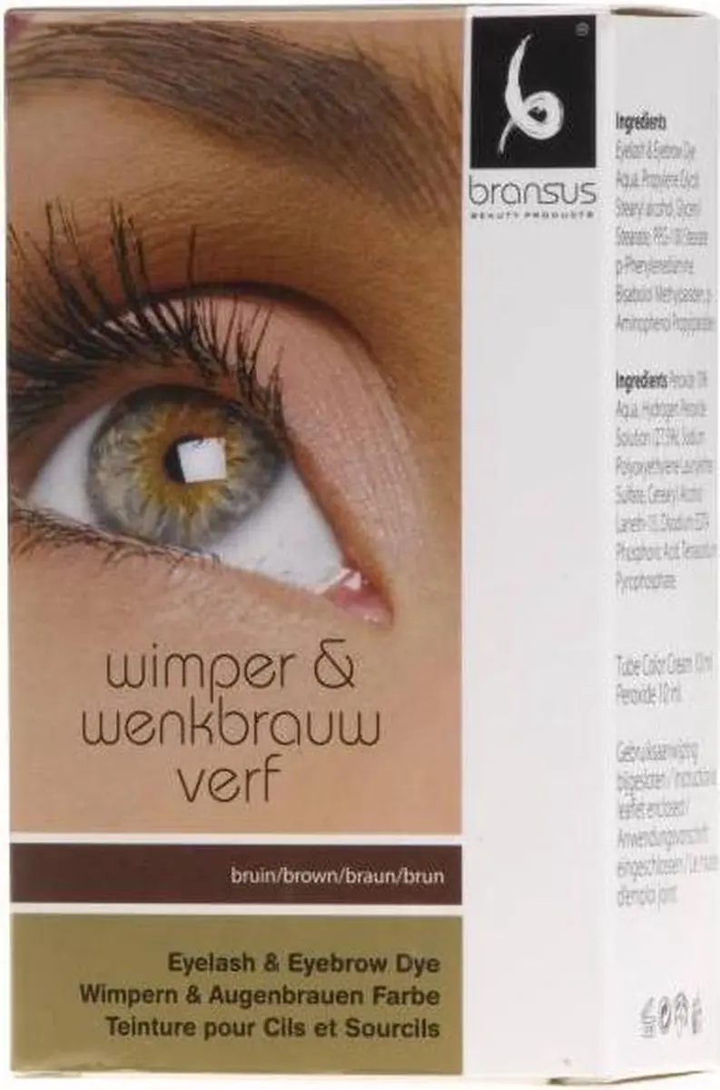 Bransus Wimper/Wenkbrauwverf Brown/Black 35ml