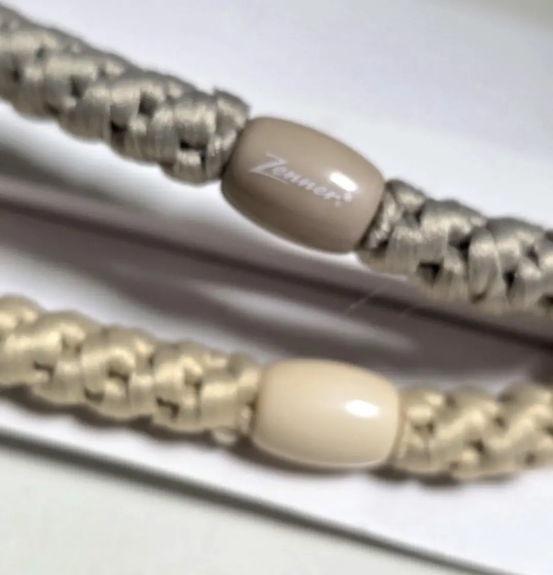 Zenner Braidie Armband - 2 Stuks Beige/Taupe