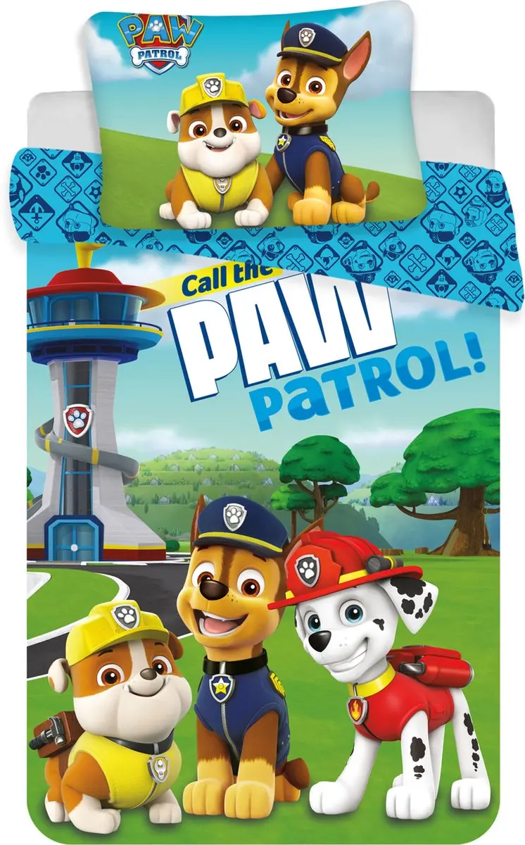 PAW Patrol Baby Dekbedovertrek 100x135cm