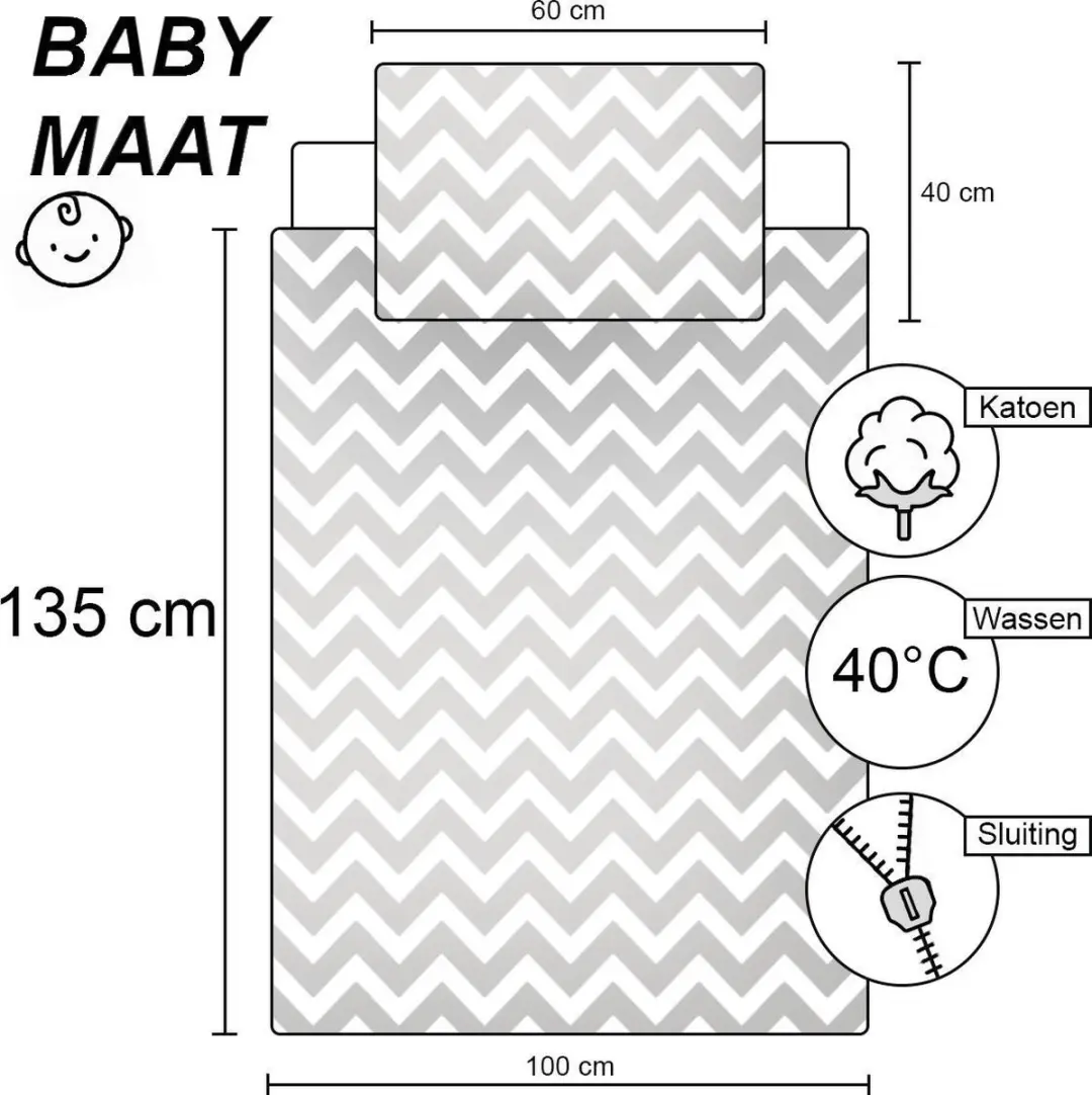 PAW Patrol Baby Dekbedovertrek 100x135cm - Multi