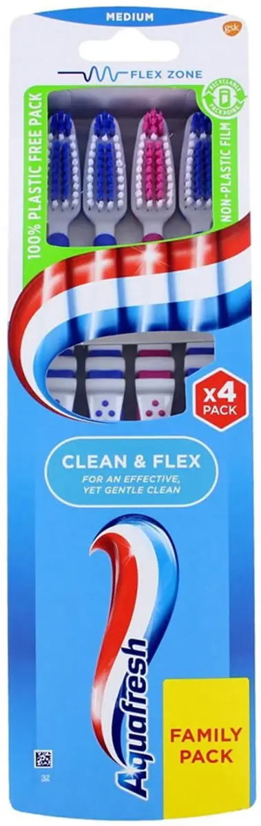 Aquafresh Clean & Flex Medium Tandenborstels