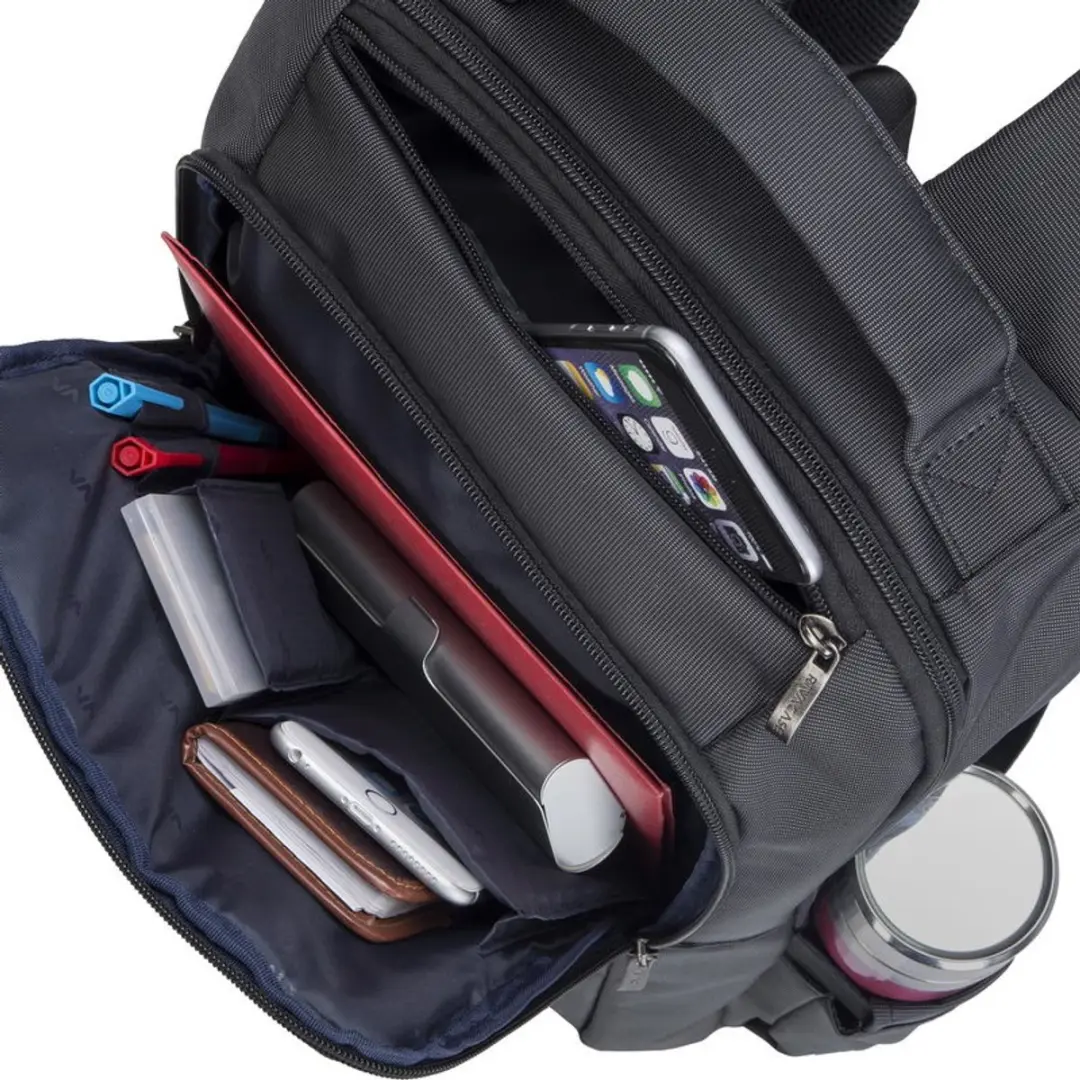 RivaCase 8262 Rugzak 15.6" - 15L - Tabletvak 10.1" - Zwart