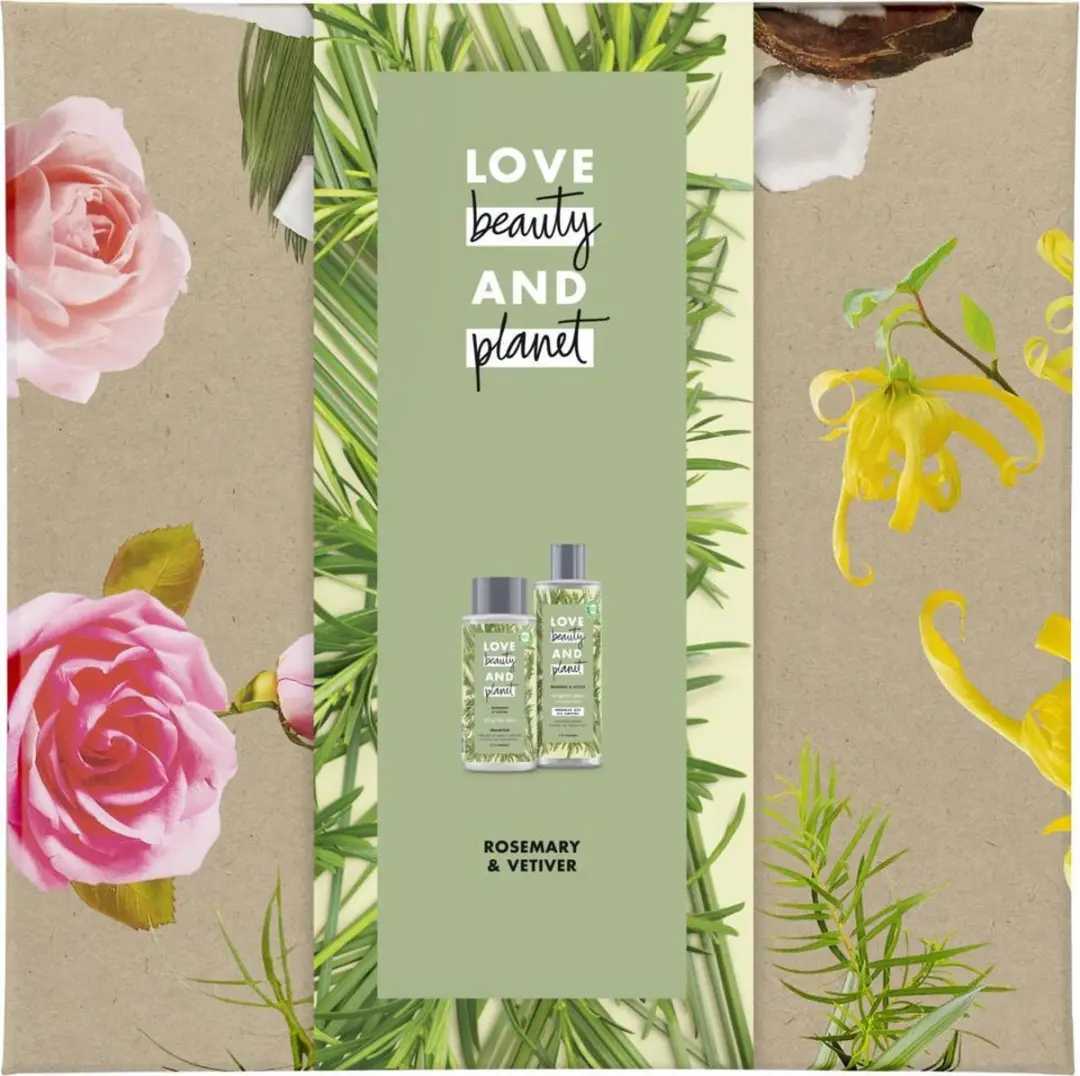 Love Beauty and Planet Rosemary & Vetiver Geschenkset