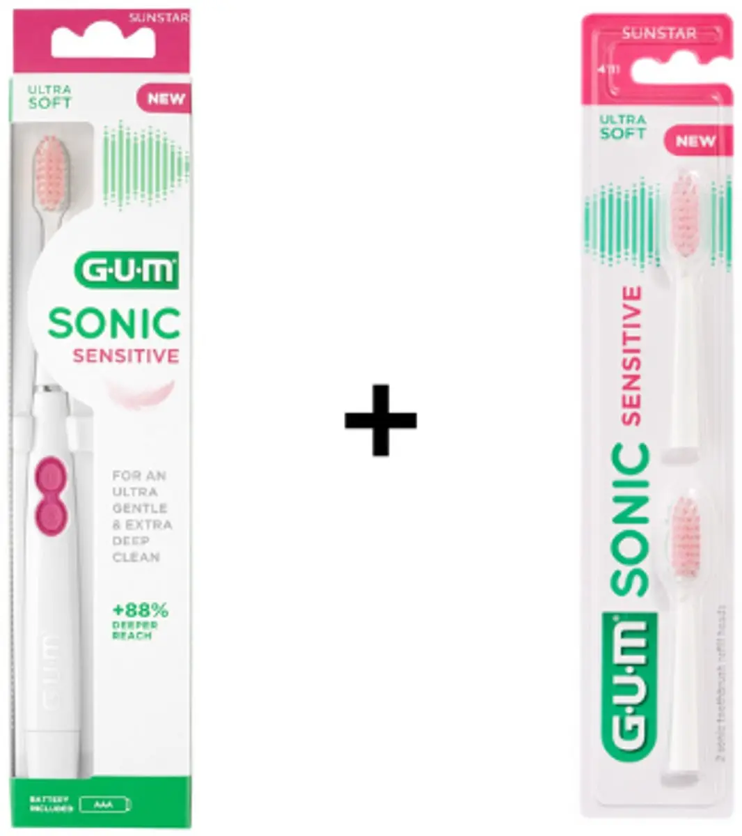 GUM Sonic Sensitive Elektrische Tandenborstel