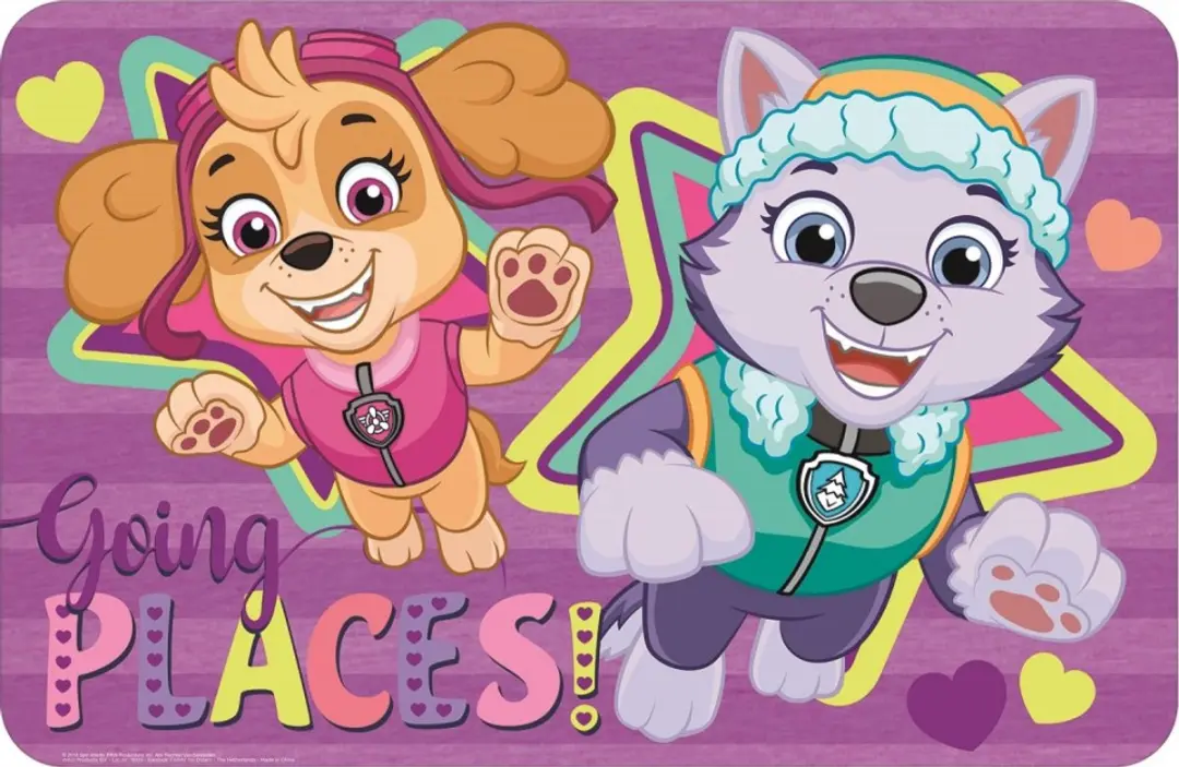 PAW Patrol Placemat - 43x28cm - 3 Kleuren