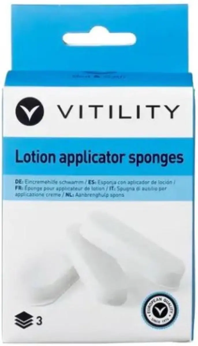 Vitility Spons 3 Stuks - Huidverzorging - Wit