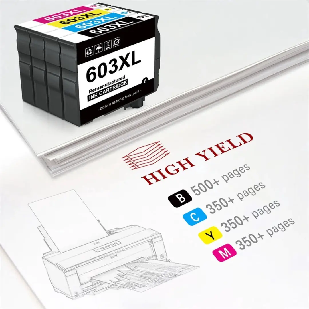 weCare E603XL Inktcartridges Multipack - 8 Stuks - o.a. Epson XP2100/XP3100