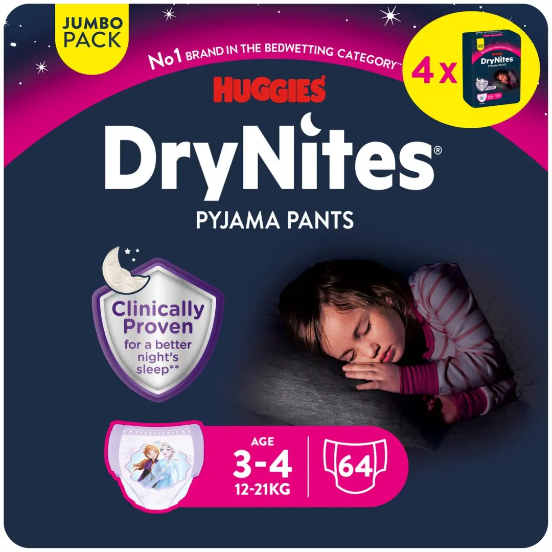 DryNites Luierbroekjes Meisjes 4-5 (12-21kg)