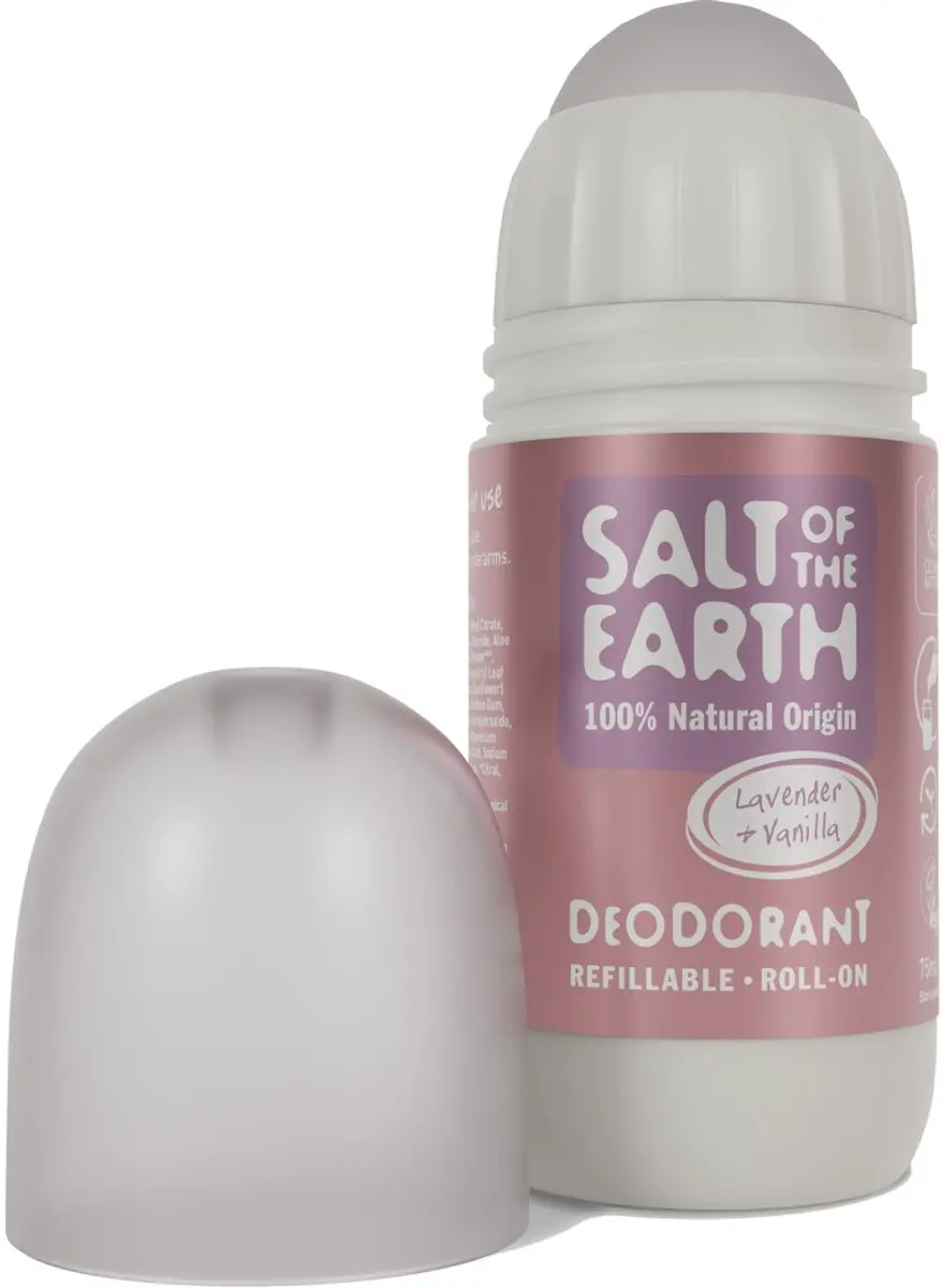 Salt of the Earth Natuurlijke Deodorant Roller Lavendel & Vanille 75ml