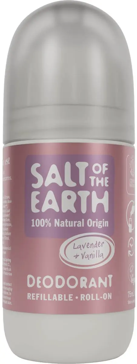 Salt of the Earth Natuurlijke Deodorant Roller Lavendel & Vanille 75ml