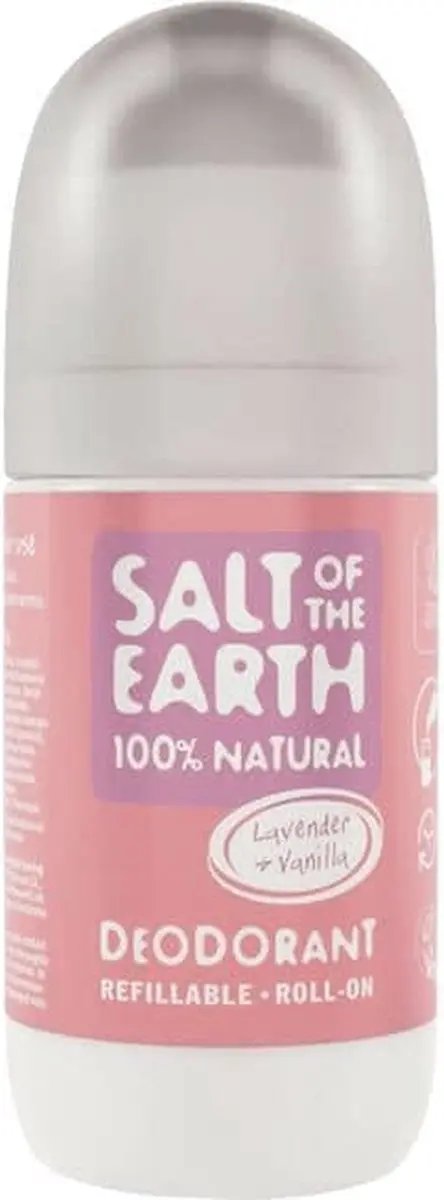 Salt of the Earth Natuurlijke Deodorant Roller Lavendel & Vanille 75ml
