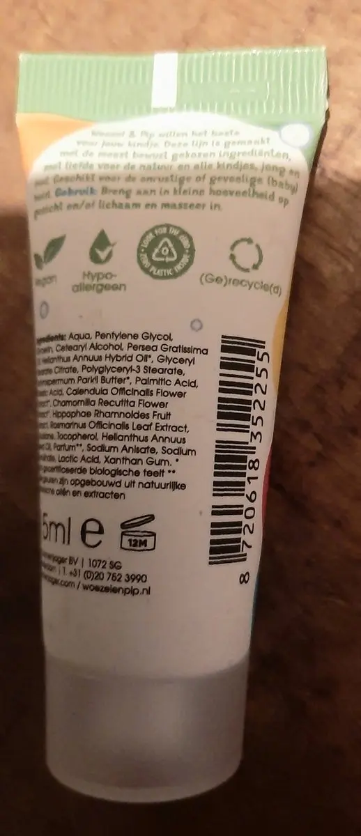 Woezel & Pip Dikke Verzorgende Crème 15ml Reisverpakking