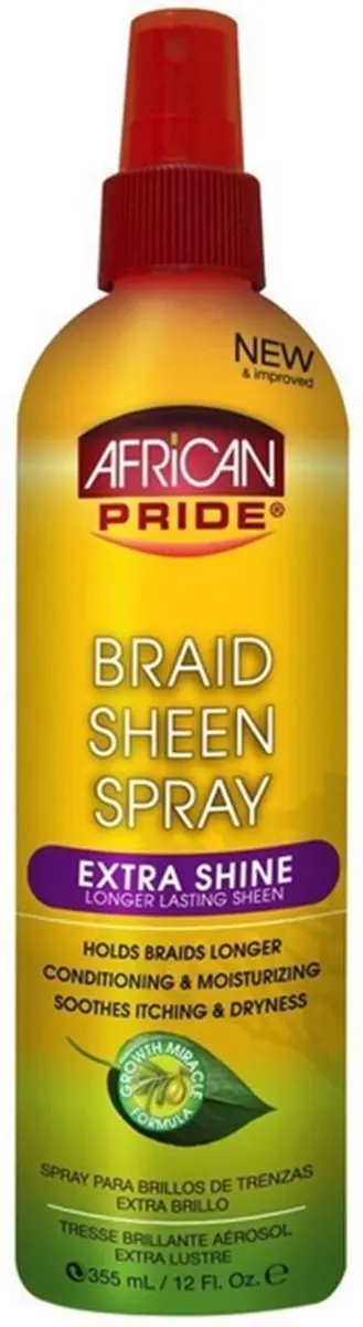 African Pride Braid Sheen Spray 355ml