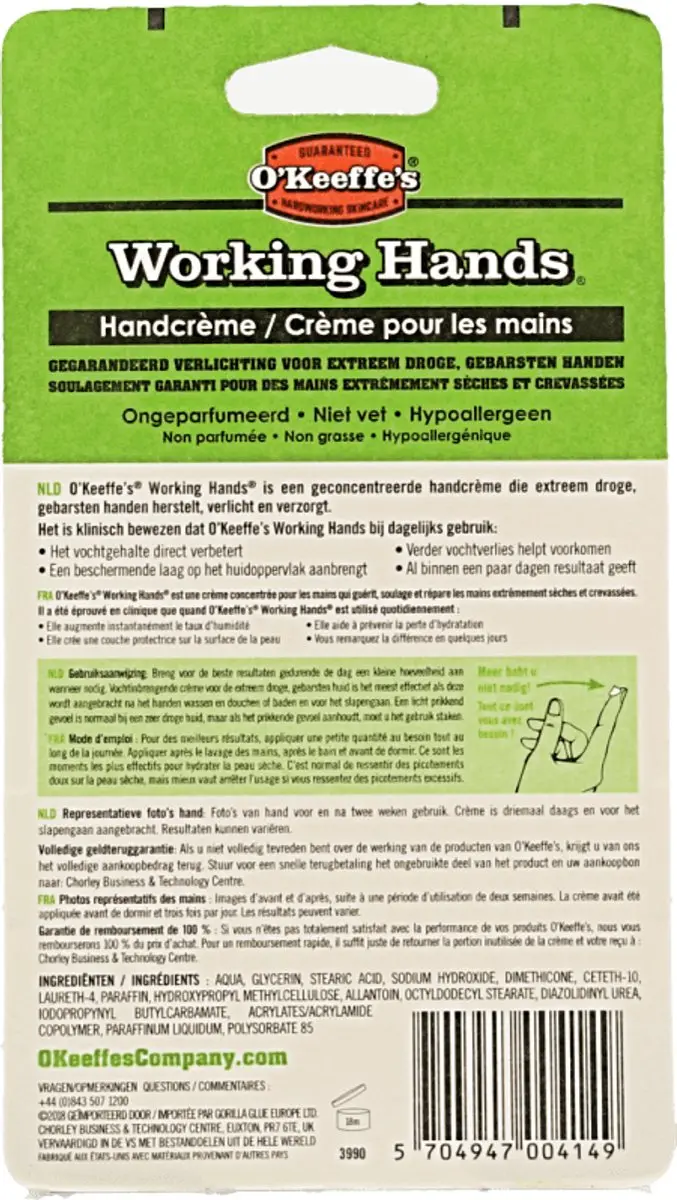 O'Keeffe's - Working Hands Crème - 96gram