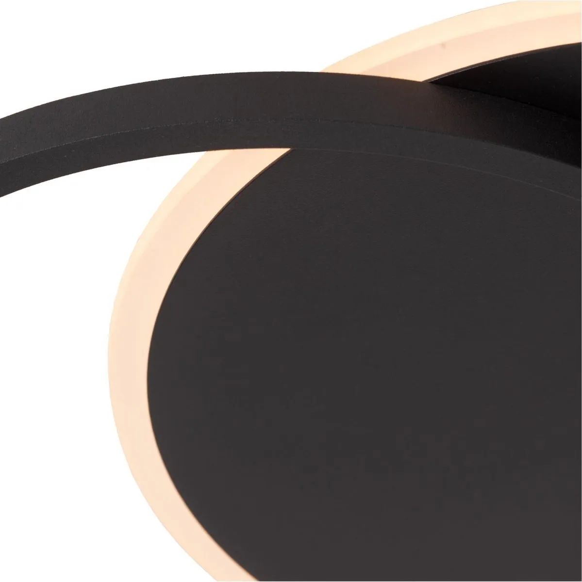 Lucide AXELLE Plafondlamp Ø29,5cm - LED 24W 2700K - Zwart
