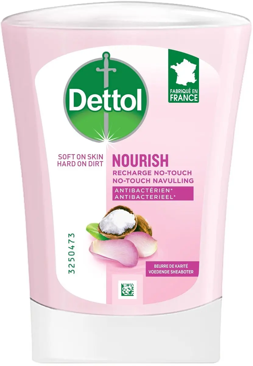 Dettol No Touch Handzeep Navulling Rozenwater & Sheabutter 250ml