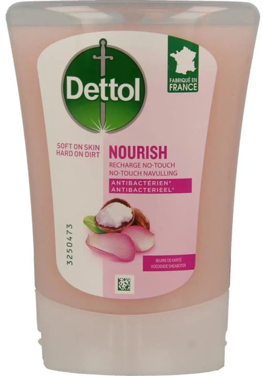 Dettol No Touch Handzeep Navulling Rozenwater & Sheabutter 250ml - afbeelding 6 van 6