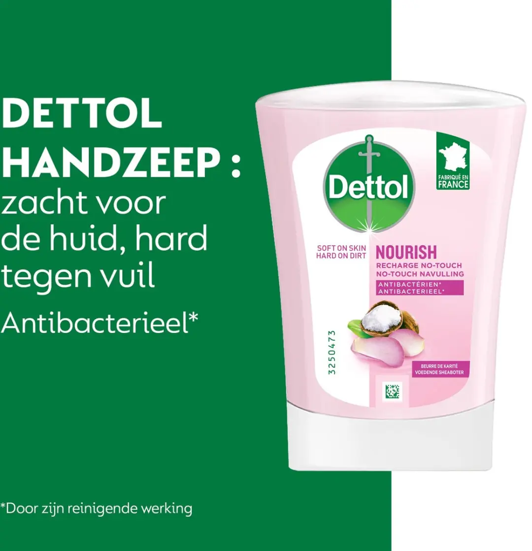 Dettol No Touch Handzeep Navulling Rozenwater & Sheabutter 250ml