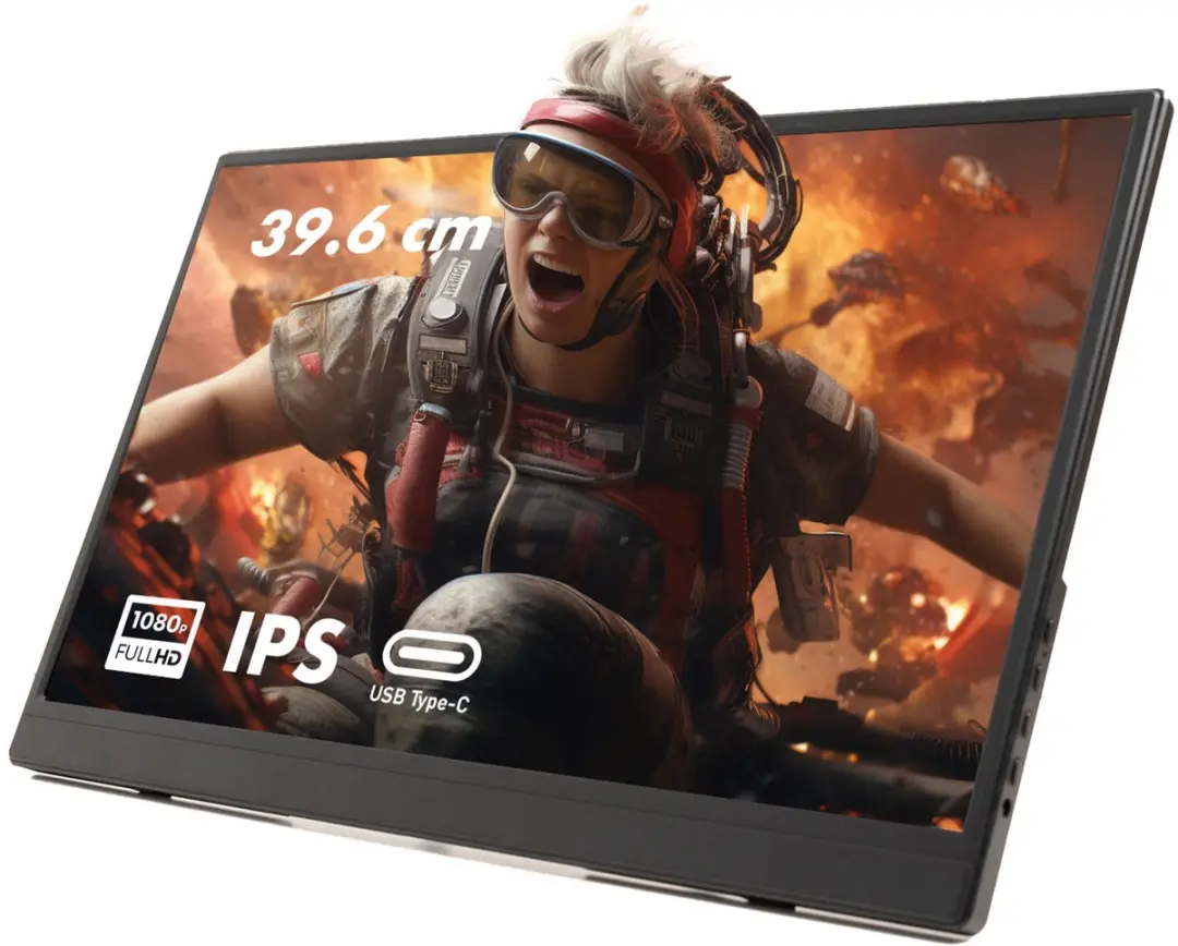 Pora&Co Draagbaar Game Monitor 15.6 Inch Full HD