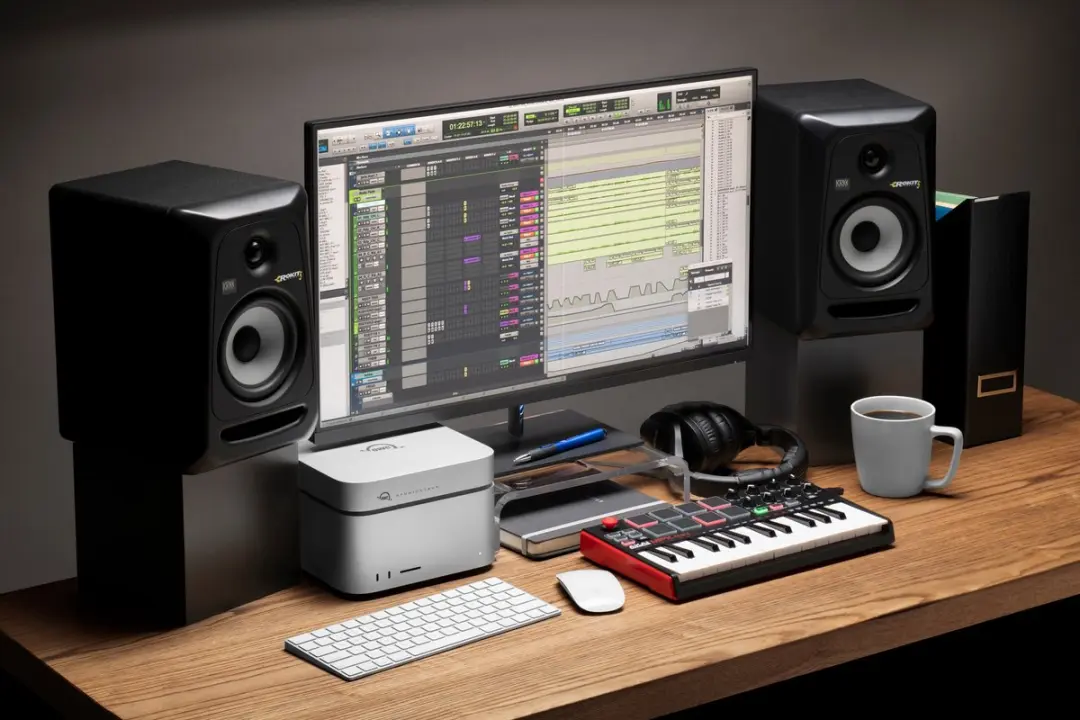 OWC StudioStack Thunderbolt 5 Docking Station - 3x TB5 & 3x USB-A - Zilver - afbeelding 6 van 6