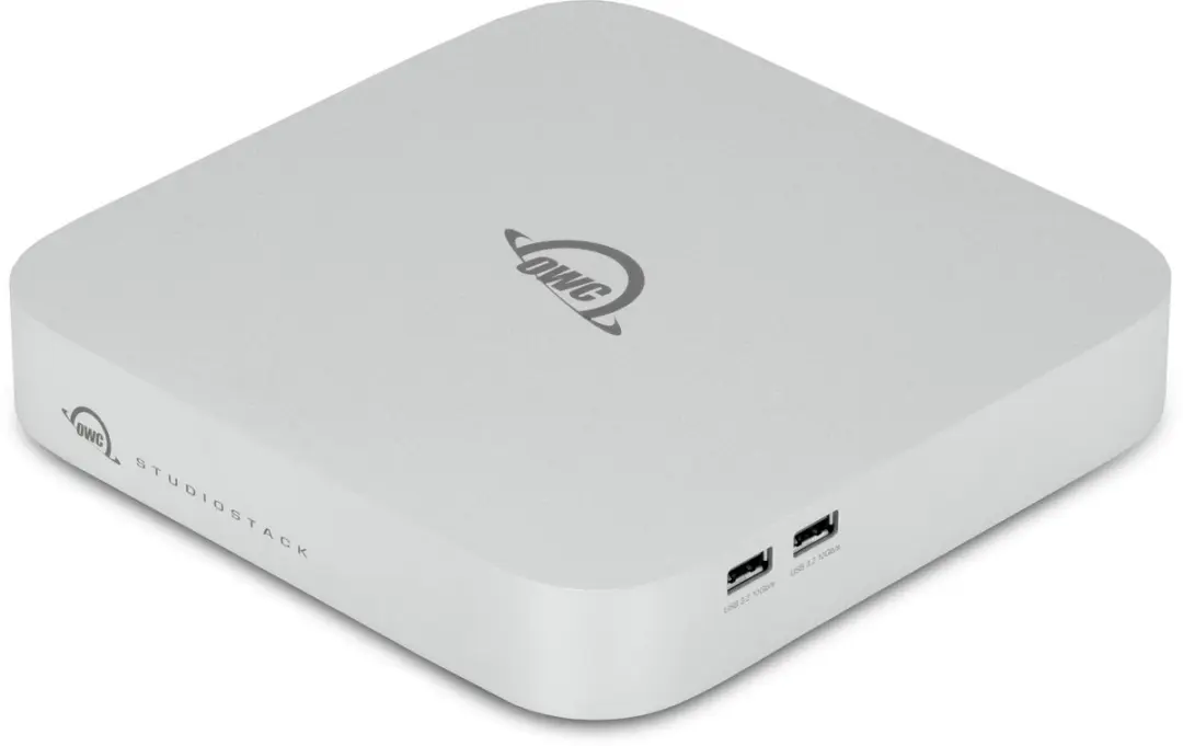 OWC StudioStack Thunderbolt 5 Docking Station - 3x TB5 & 3x USB-A - Zilver
