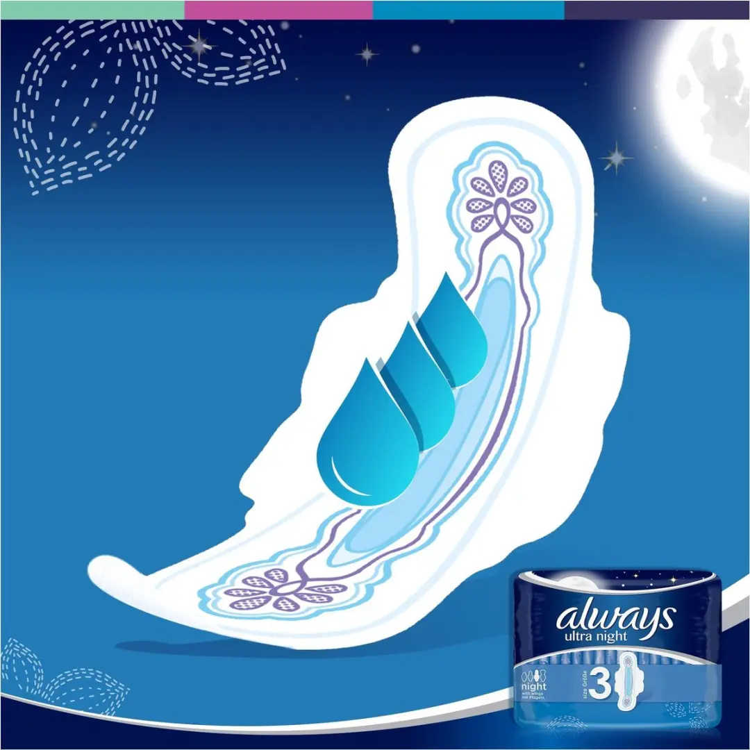 Always Pads Ultra Night Quatro Pack - 40 Stuks