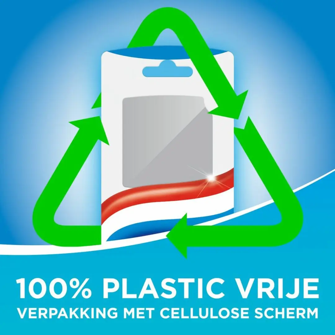 Aquafresh Clean Control Tandenborstel - Zacht - Lichtblauw