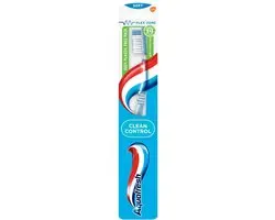 Aquafresh Clean Control Tandenborstel - Zacht - Lichtblauw