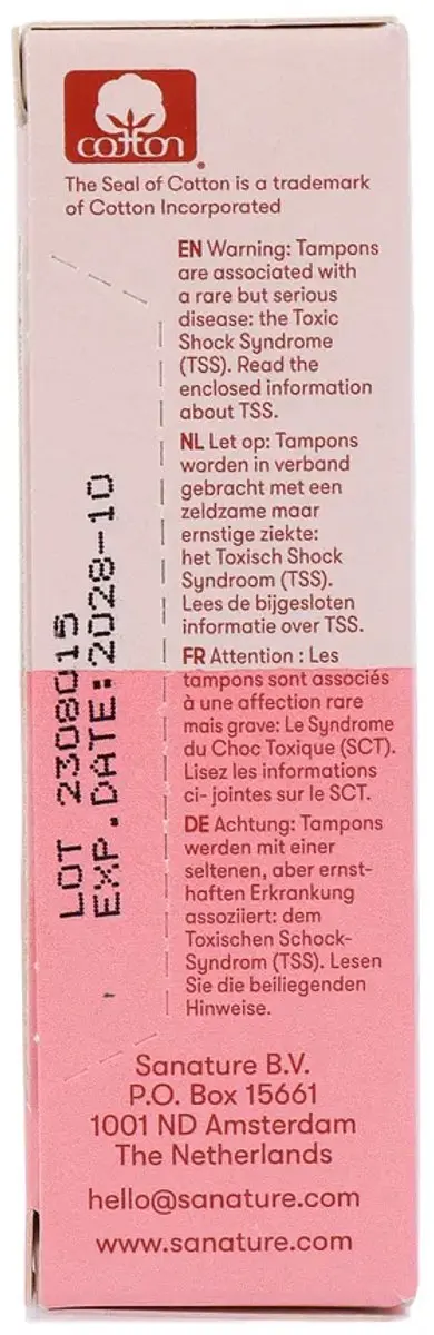 Sanature Tampons Mini - 16 Stuks - Multicolor