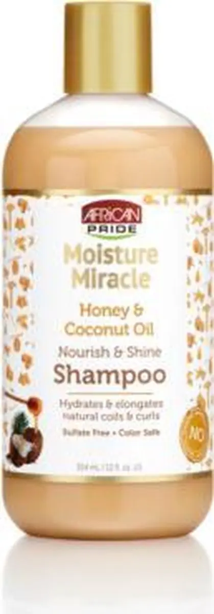 African Pride Moisture Miracle Shampoo 384ml - Krullend haar