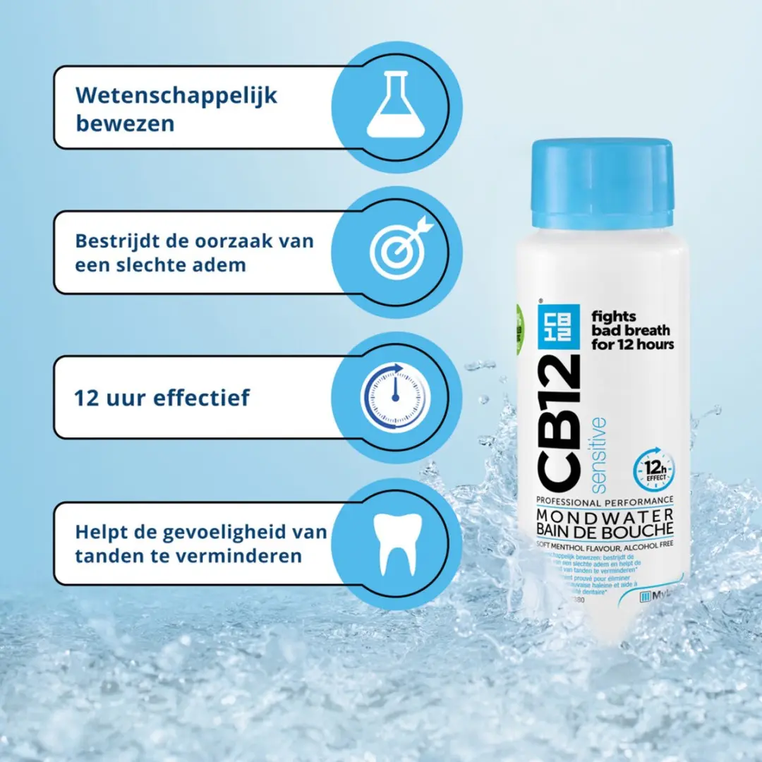 CB12 Mondwater Sensitive 6x250ml