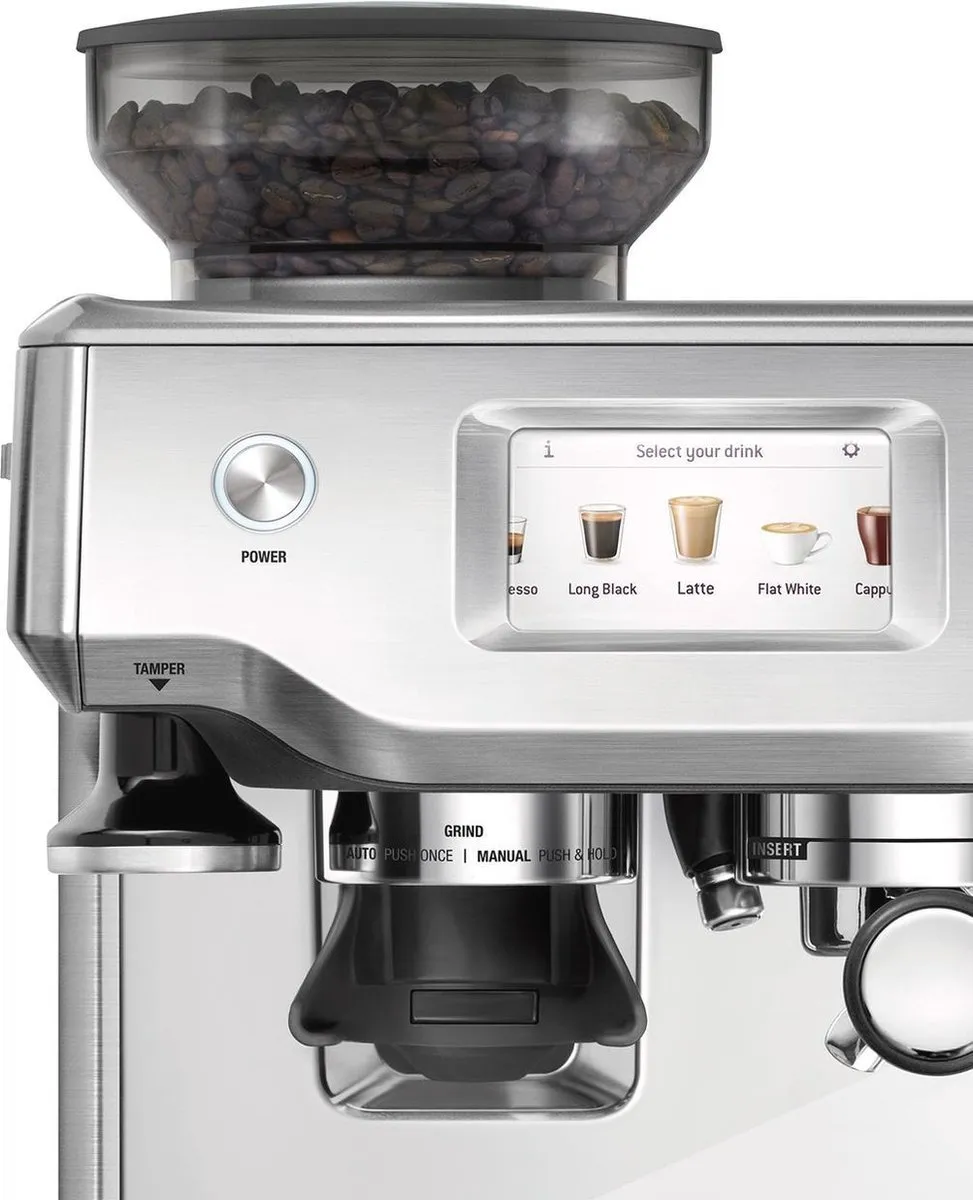 Sage The Barista Touch SES880BSS4EEU1 Espressomachine - 2 Kopjes - 2L - RVS