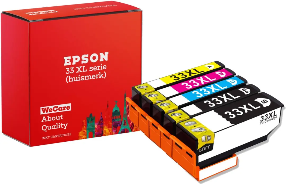 weCare T3367 Inktcartridges 5-pack