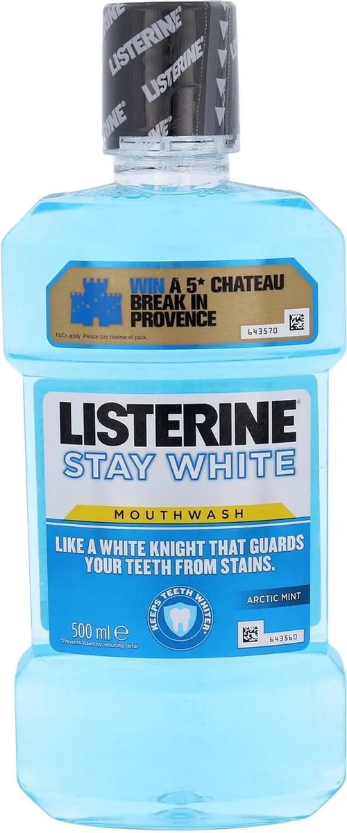 Listerine Stay White Mondwater 500ml