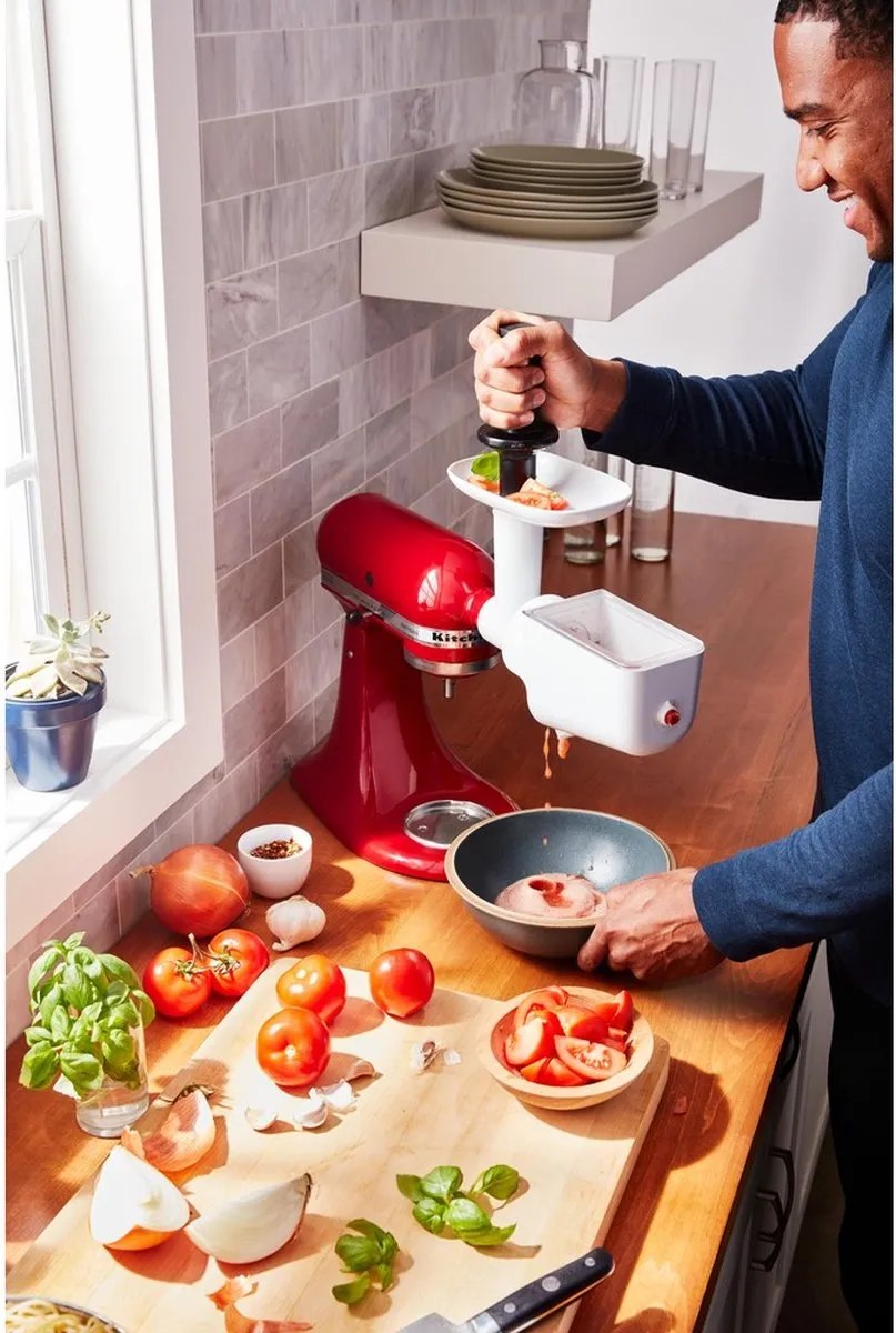 KitchenAid Fruit- En Groentezeef 5KSMFVSP - Wit