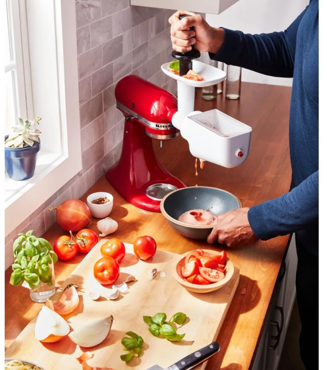 KitchenAid Fruit- En Groentezeef 5KSMFVSP - Wit