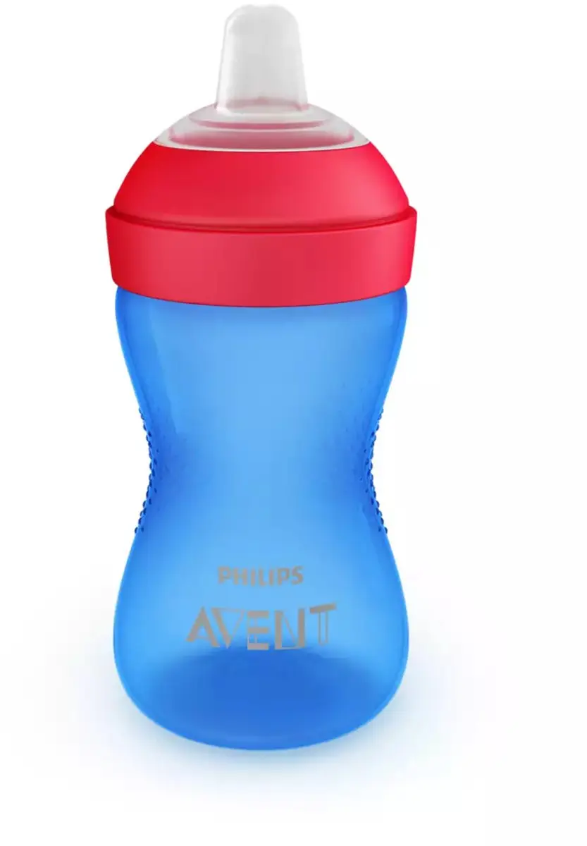 Philips Avent Bijtbestendige Tuitbeker 300ml - Blauw/Rood