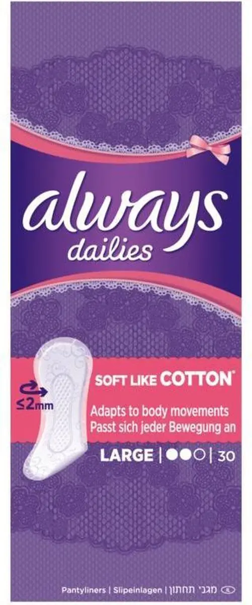 Always Inleg Discreet Large