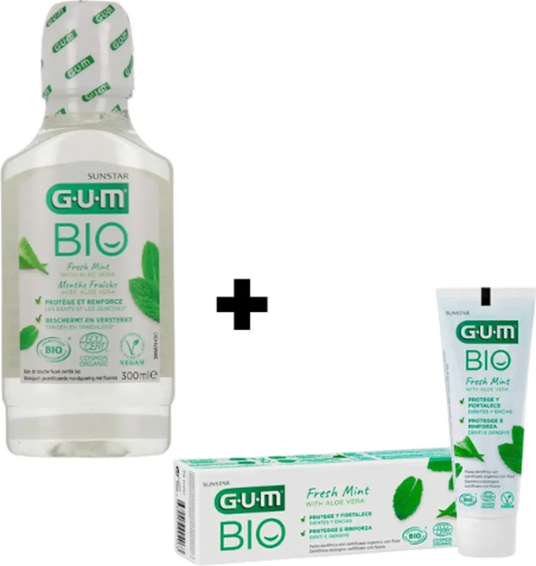 GUM BIO Mondwater & Tandpasta