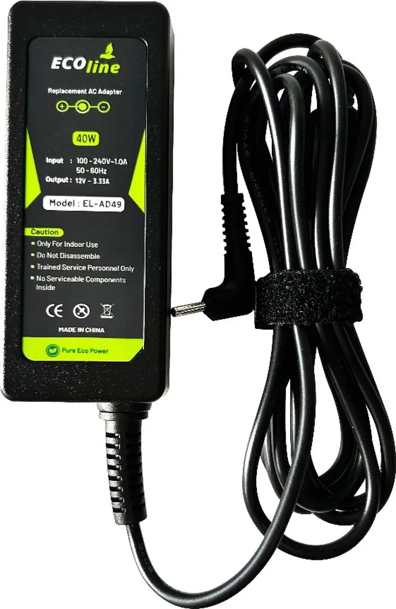 Ecoline Oplader 12V 3.33A 40W - Samsung Chromebook