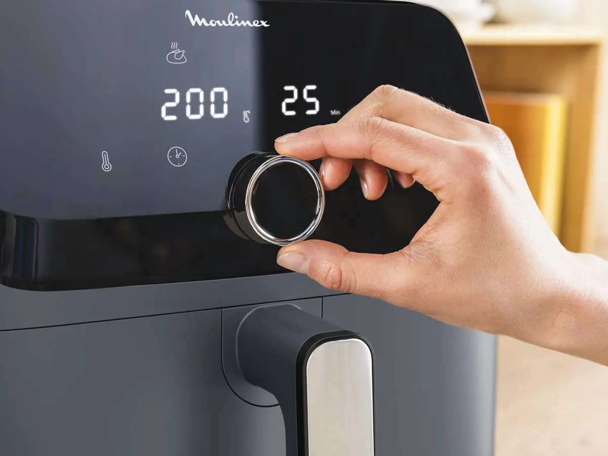 Moulinex Easy Fry Mega EZ855BF Airfryer 2020W - Grijs - afbeelding 2 van 6