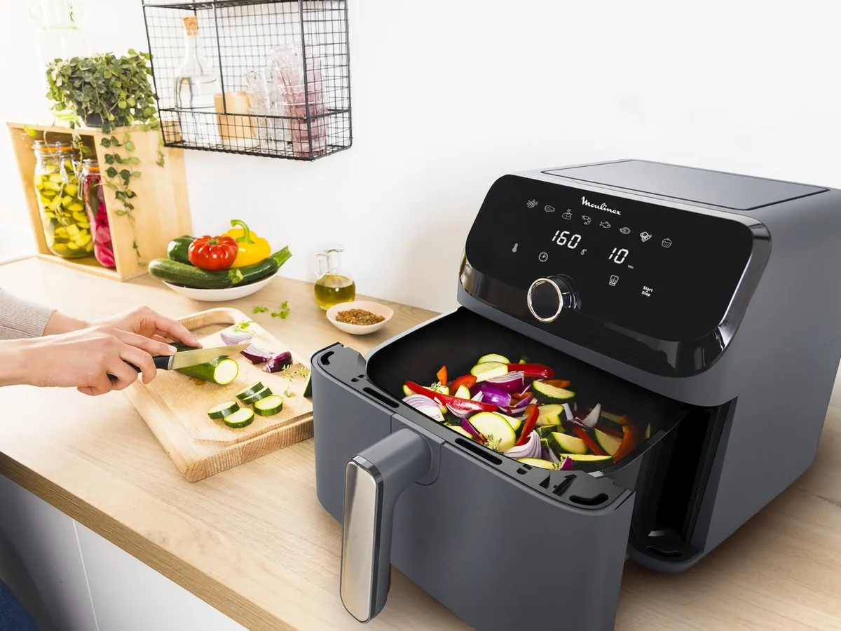 Moulinex Easy Fry Mega EZ855BF Airfryer 2020W - Grijs - afbeelding 6 van 6