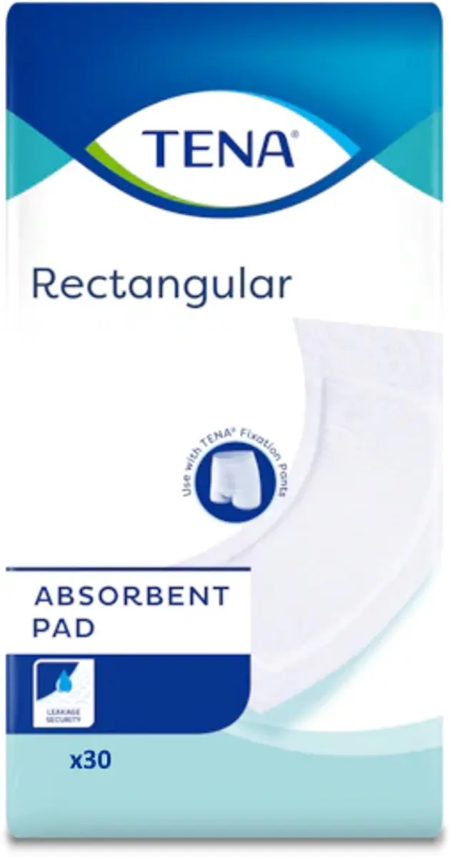 TENA Rectangular Incontinentieverband 22x59cm - 180 Stuks