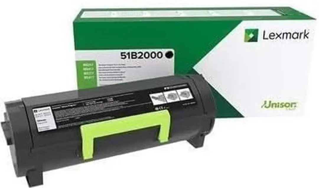 Lexmark 51B2000 Toner - Zwart - 2500 pagina's