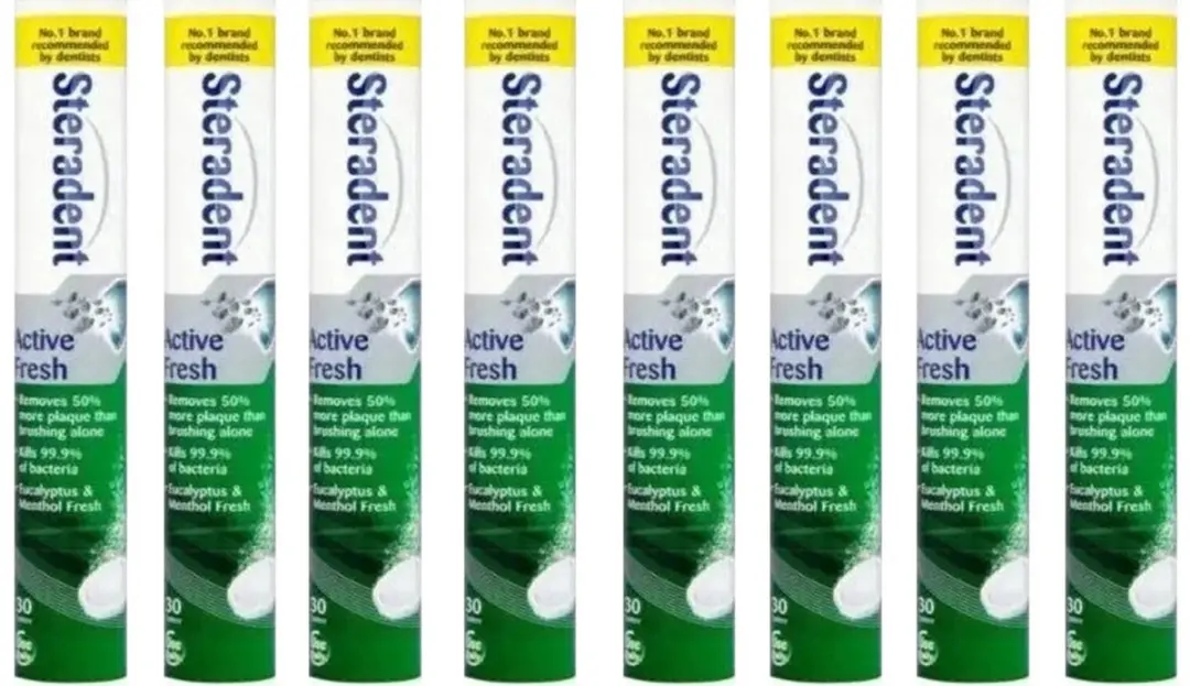 Steradent Active Fresh Reinigingstabletten